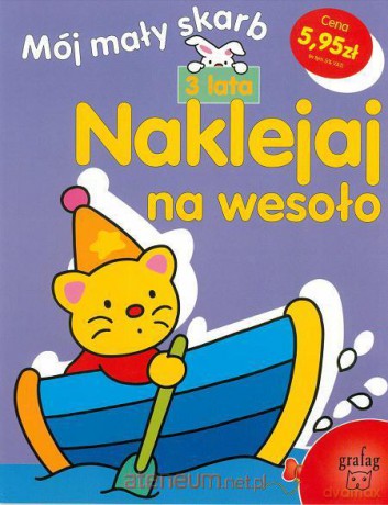 Naklejaj na wesoło 3 lata [KSĄŻKA]
