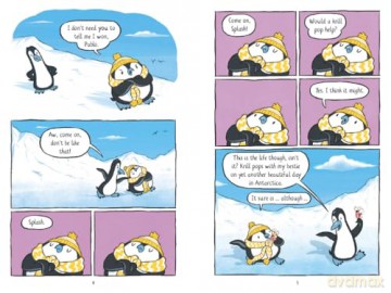 Pablo and Splash: Frozen in Time: The hilarious kids' graphic novel series about time-travelling penguins - Sheena Dempsey [KSIĄŻKA]