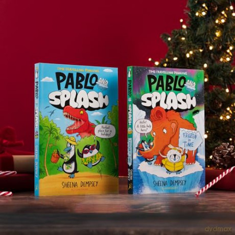 Pablo and Splash: Frozen in Time: The hilarious kids' graphic novel series about time-travelling penguins - Sheena Dempsey [KSIĄŻKA]