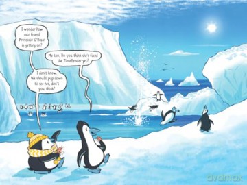 Pablo and Splash: Frozen in Time: The hilarious kids' graphic novel series about time-travelling penguins - Sheena Dempsey [KSIĄŻKA]