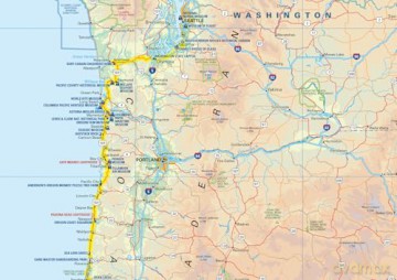 Pacific Coast Highway Adventure Map: Plan your dream road trip along America's iconic west coast - Collins Maps [KSIĄŻKA]