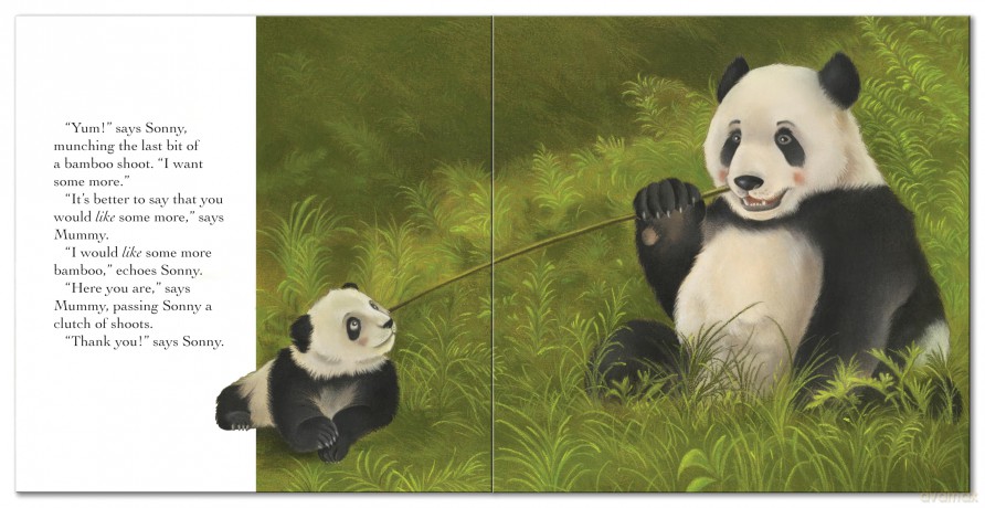 Panda Says, "Please..." (Square Storybooks) - Gemma Cary [KSIĄŻKA]
