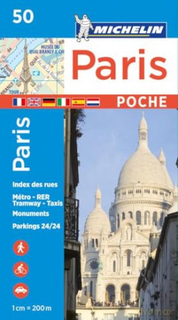 Paris Pocket - Michelin City Plan 50: City Plans (Michelin City Plans, 50) - Michelin [KSIĄŻKA]
