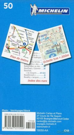 Paris Pocket - Michelin City Plan 50: City Plans (Michelin City Plans, 50) - Michelin [KSIĄŻKA]