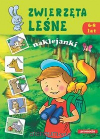 Naklejanki - Zwierzęta leśne [KSĄŻKA]