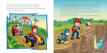 Paw Patrol Dinosaur Christmas Picture book: A BRAND NEW action packed festive story book for 2024 from the hit Nickelodeon series - Paw Patrol [KSIĄŻKA]