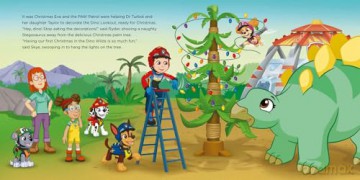 Paw Patrol Dinosaur Christmas Picture book: A BRAND NEW action packed festive story book for 2024 from the hit Nickelodeon series - Paw Patrol [KSIĄŻKA]