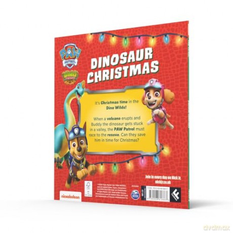 Paw Patrol Dinosaur Christmas Picture book: A BRAND NEW action packed festive story book for 2024 from the hit Nickelodeon series - Paw Patrol [KSIĄŻKA]