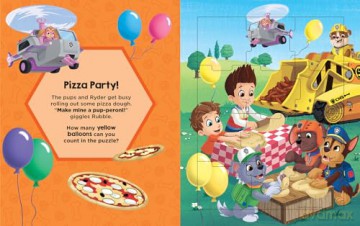 PAW Patrol Jigsaw Book: The perfect gift for fans of PAW Patrol and puzzles. With six illustrated 12-piece jigsaws. - Paw Patrol [KSIĄŻKA]