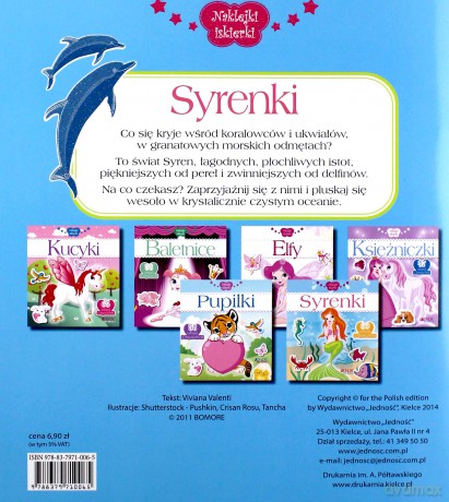 Naklejki iskierki. Syrenki [KSĄŻKA]