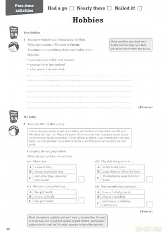 Pearson Revise AQA GCSE French: Revision Workbook - for 2026 and 2027 exams (new specification) - Stuart Glover [KSIĄŻKA]