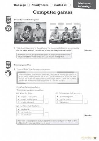 Pearson Revise AQA GCSE French: Revision Workbook - for 2026 and 2027 exams (new specification) - Stuart Glover [KSIĄŻKA]