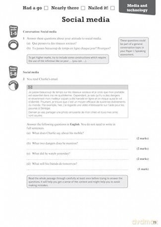 Pearson Revise AQA GCSE French: Revision Workbook - for 2026 and 2027 exams (new specification) - Stuart Glover [KSIĄŻKA]