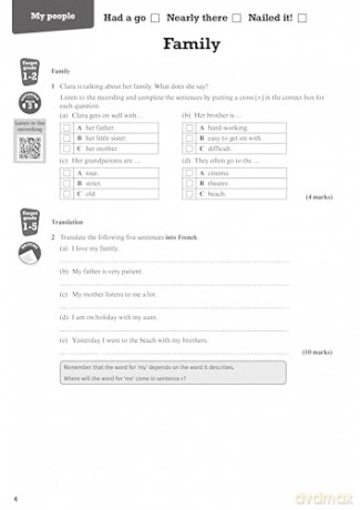 Pearson Revise Edexcel GCSE (9-1) French Revision Workbook - Stuart Glover [KSIĄŻKA]