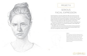 Pencil Drawing Portraits: Learn to draw faces, features, and more with step-by-step pencil projects perfect for beginners - Samet Turkan [KSIĄŻKA]