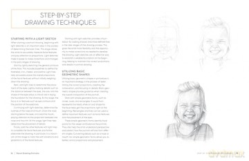 Pencil Drawing Portraits: Learn to draw faces, features, and more with step-by-step pencil projects perfect for beginners - Samet Turkan [KSIĄŻKA]