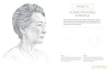 Pencil Drawing Portraits: Learn to draw faces, features, and more with step-by-step pencil projects perfect for beginners - Samet Turkan [KSIĄŻKA]