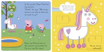 Peppa Pig: Peppa's Unicorn Adventure: A Press-Out-and-Play Book - Peppa Pig [KSIĄŻKA]