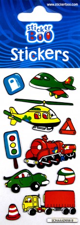 Naklejki Sticker BOO silver autka GADŻET]