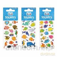 Naklejki Sticker BOO silver kolorowe rybki [GADŻET]