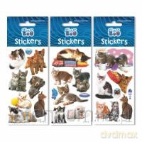 Naklejki Sticker BOO silver kotki [GADŻET]