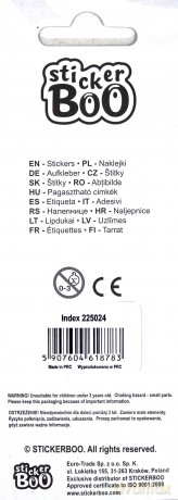 Naklejki Sticker BOO silver kotki [GADŻET]