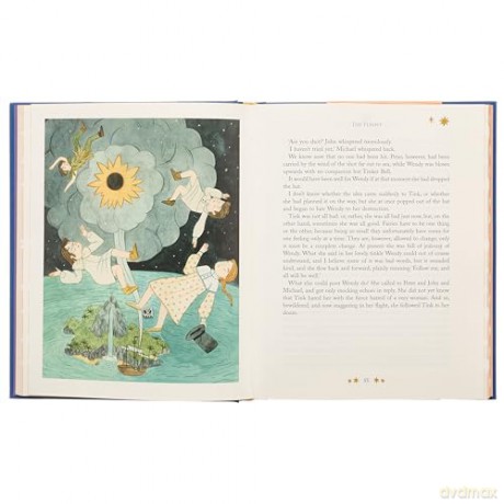Peter Pan and Peter Pan in Kensington Gardens (Arcturus Deluxe Children's Classics) - J. M. Barrie [KSIĄŻKA]
