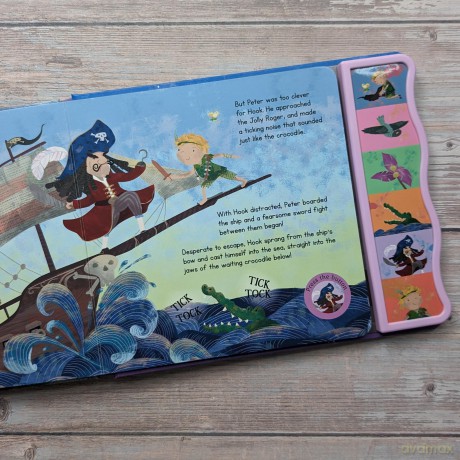 Peter Pan Fairy Tale Sound Book - 6 Enchanting Sound Buttons To Press And Play [KSIĄŻKA]