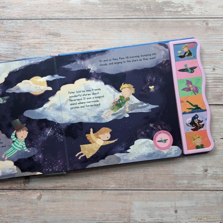 Peter Pan Fairy Tale Sound Book - 6 Enchanting Sound Buttons To Press And Play [KSIĄŻKA]