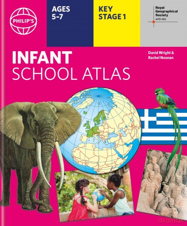 Philip's RGS Infant School Atlas: Key Stage 1 (Ages 5-7) (Philip's World Atlas) - Philip's Maps [KSIĄŻKA]