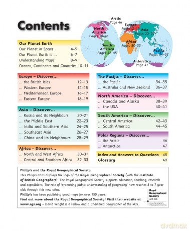Philip's RGS Infant School Atlas: Key Stage 1 (Ages 5-7) (Philip's World Atlas) - Philip's Maps [KSIĄŻKA]