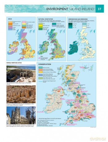 Philip's RGS Modern School Atlas: Hardback 101st edition (Philip's World Atlas) - Philip's Maps [KSIĄŻKA]