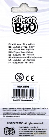 Naklejki Sticker BOO silver psy [GADŻET]