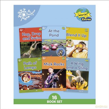 Phonic Books Dandelion World Extras Stages 8-15: Adjacent consonants and consonant digraphs (Phonic Books Beginner Decodable Readers) - Phonic Books [KSIĄŻKA]