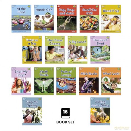 Phonic Books Dandelion World Extras Stages 8-15: Adjacent consonants and consonant digraphs (Phonic Books Beginner Decodable Readers) - Phonic Books [KSIĄŻKA]