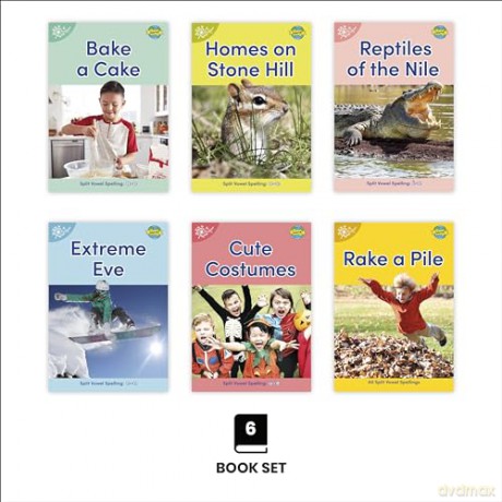 Phonic Books Dandelion World Split Vowel Spellings (Phonic Books Beginner Decodable Readers) - Phonic Books [KSIĄŻKA]