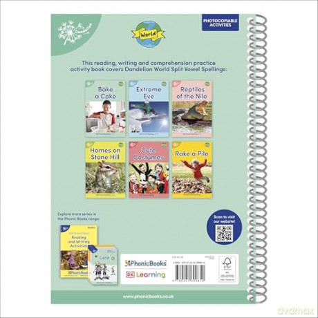 Phonic Books Dandelion World Split Vowel Spellings Activities (Phonic Books Beginner Decodable Readers) - Phonic Books [KSIĄŻKA]