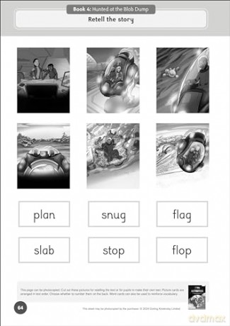 Phonic Books Mel on Mars Activities: Adjacent consonants and consonant digraphs, suffixes -ed and -ing (Phonic Books Catch-up Decodable Readers) - Phonic Books [KSIĄŻKA]