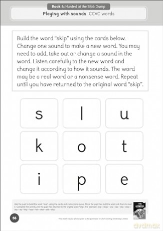 Phonic Books Mel on Mars Activities: Adjacent consonants and consonant digraphs, suffixes -ed and -ing (Phonic Books Catch-up Decodable Readers) - Phonic Books [KSIĄŻKA]