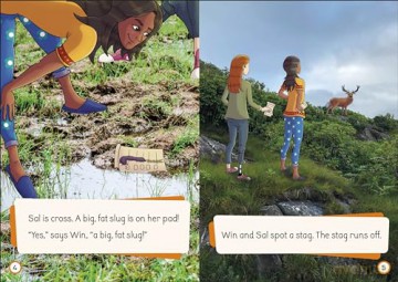Phonic Books Moon Dogs Extras Set 2: Adjacent consonants and consonant digraphs (Phonic Books Catch-up Decodable Readers) - Phonic Books [KSIĄŻKA]