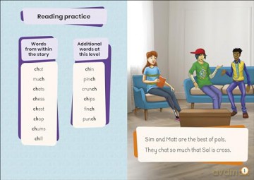 Phonic Books Moon Dogs Extras Set 2: Adjacent consonants and consonant digraphs (Phonic Books Catch-up Decodable Readers) - Phonic Books [KSIĄŻKA]