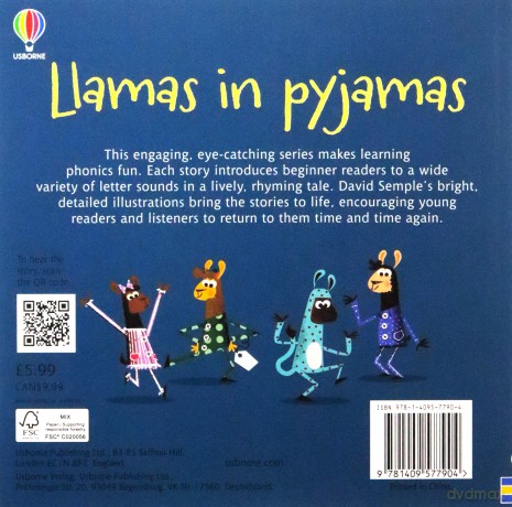 Phonics Readers: Llamas in Pyjamas - Russell Punter [KSIĄŻKA]