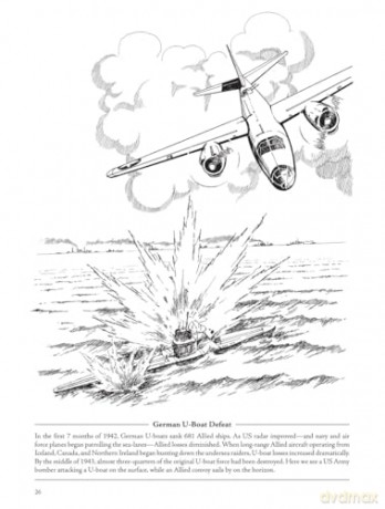 Picture the Past: World War II: Historical Coloring Book (Picture the Past Historical Coloring Books) - Peter F. Copeland [KSIĄŻKA]