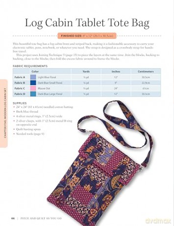 Piece and Quilt as You Go: Techniques, Tips, and 24 Modern Designs Simplified - Debi Schmitz-Noriega [KSIĄŻKA]