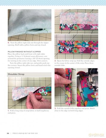 Piece and Quilt as You Go: Techniques, Tips, and 24 Modern Designs Simplified - Debi Schmitz-Noriega [KSIĄŻKA]