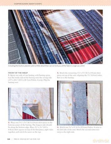 Piece and Quilt as You Go: Techniques, Tips, and 24 Modern Designs Simplified - Debi Schmitz-Noriega [KSIĄŻKA]