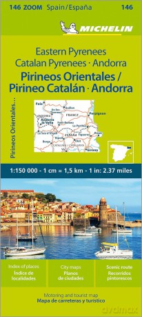 Pirineos Orientales - Zoom Map 146: Map - Michelin [KSIĄŻKA]