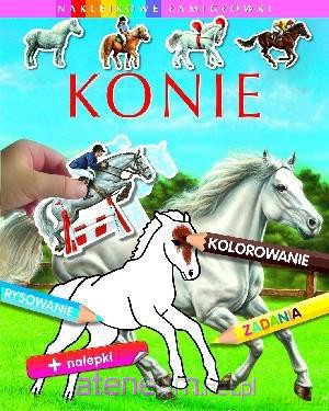 Naklejkowe łamigłówki - Konie [KSĄŻKA]