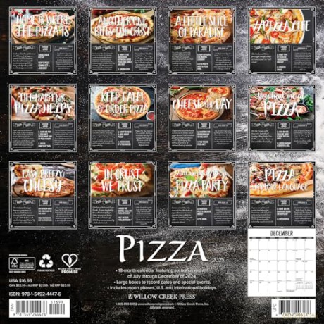 Pizza 2025 Wall [KSIĄŻKA]