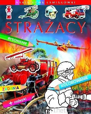 Naklejkowe łamigłówki - Strażacy [KSĄŻKA]